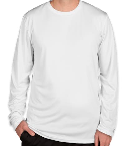 Russell Athletic Dri Power® Long Sleeve Performance Shirt - White