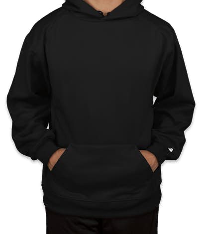 Badger Performance Pullover Hoodie - Black