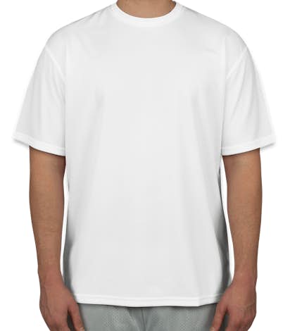 Sport-Tek Dri-Mesh Performance Shirt - White