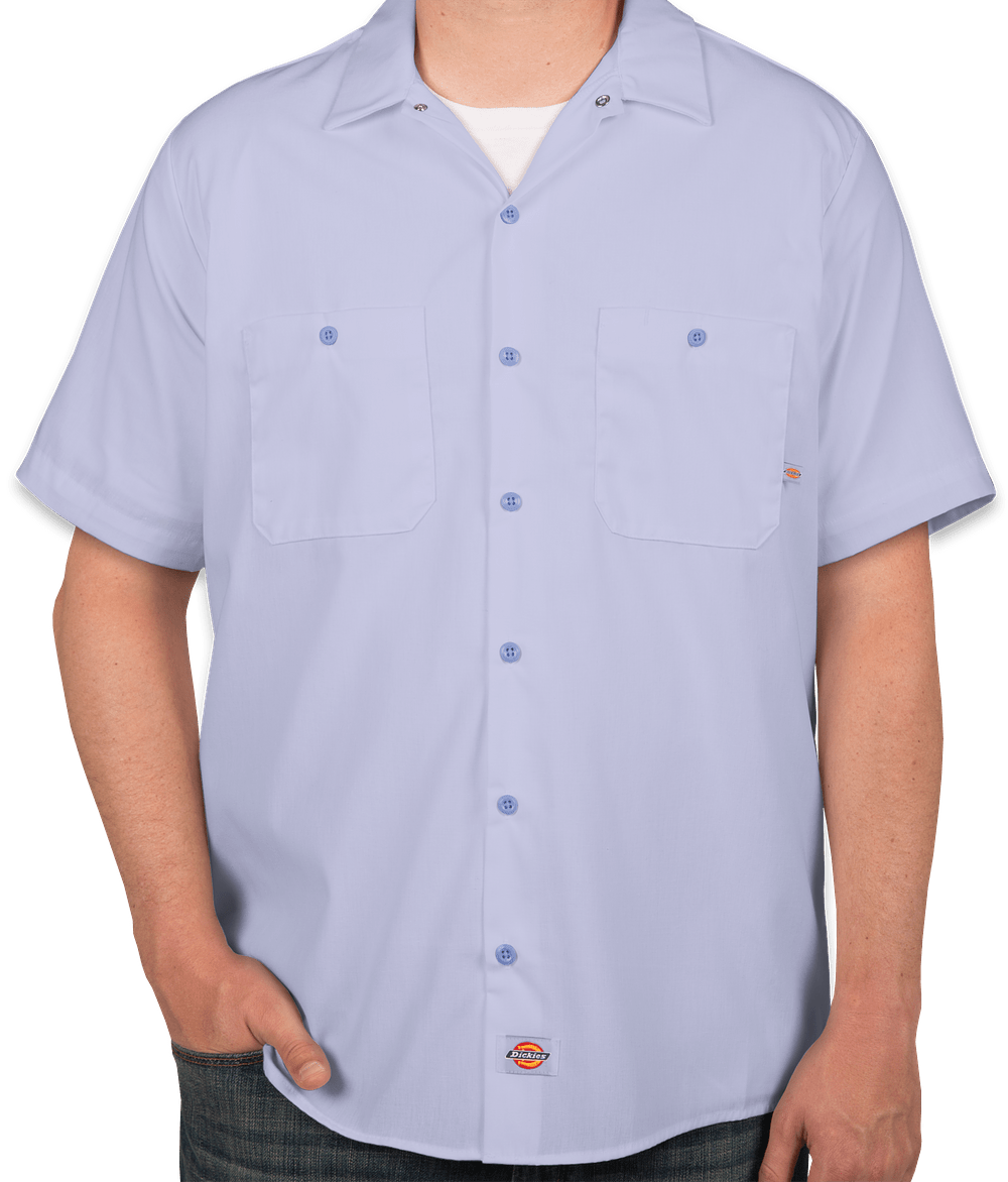 dickies lightweight industrial work shirt