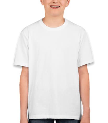 Canada - Fruit of the Loom Youth 100% Cotton T-shirt - White