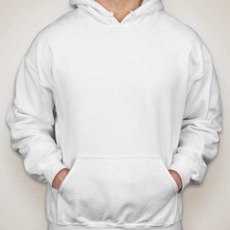 Canada - Gildan Midweight 50/50 Pullover Hoodie - White