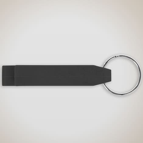 Mini Bottle and Can Opener Keychain - Black