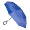 48" Inverted Double Layer Umbrella with C Handle