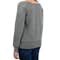 Canada - Bella Juniors Tri-Blend Wideneck Sweatshirt - Other View: 2
