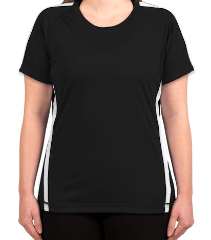 Canada - ATC Ladies Competitor Colorblock Performance Shirt - Black / White
