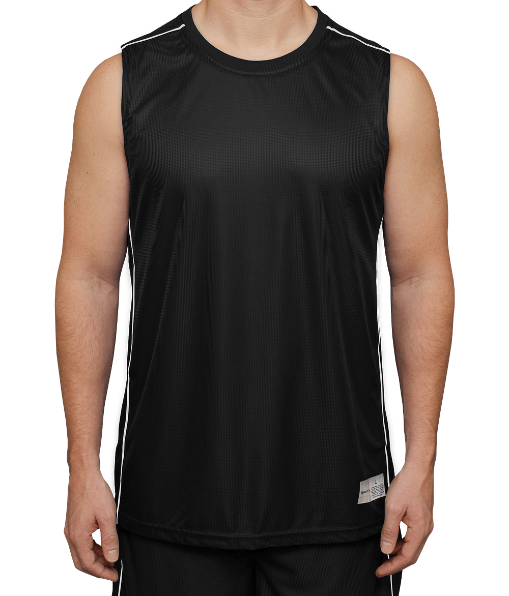 Custom SportTek MicroMesh Reversible Sleeveless Jersey Design