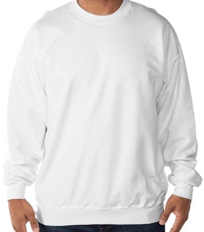 Hanes Ultimate Heavyweight Crewneck Sweatshirt - White
