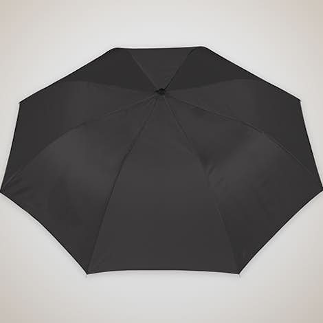 Arc Auto Open Solid Telescopic 44" Folding Umbrella - Black