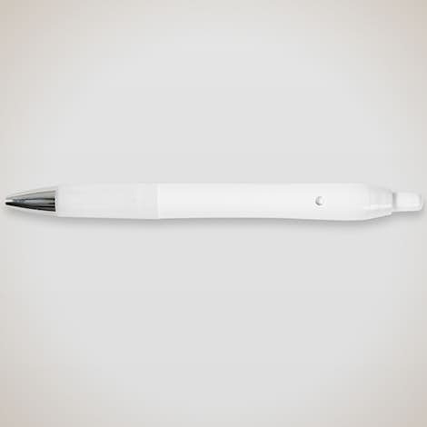 BIC Intensity Clic Gel Pen (black ink) - Solid White