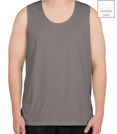Augusta Performance Reversible Basketball Jersey - Graphite / White