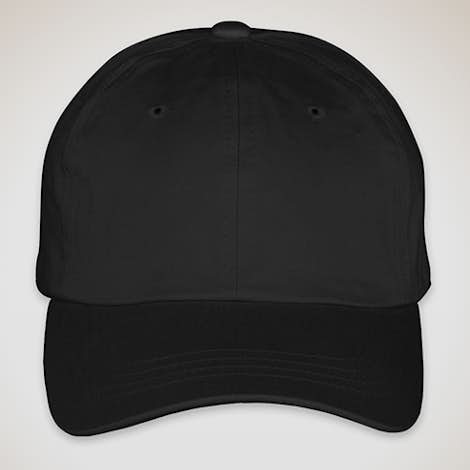 Yupoong Cotton Twill Hat - Black