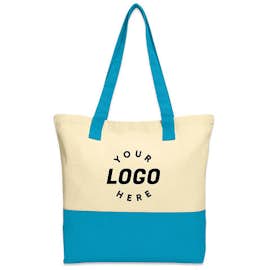 Medium Colorblock Cotton Tote