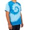 Dyenomite 100% Cotton Two-Tone Spiral Tie-Dye T-shirt - Other View: 1
