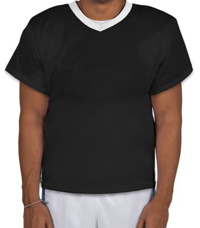 Augusta High Score Lacrosse Jersey - Black / White