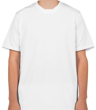 High Five Contrast Performance Soccer Jersey - White / White