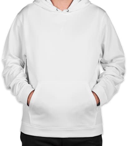 Sport-Tek Performance Pullover Hoodie - White