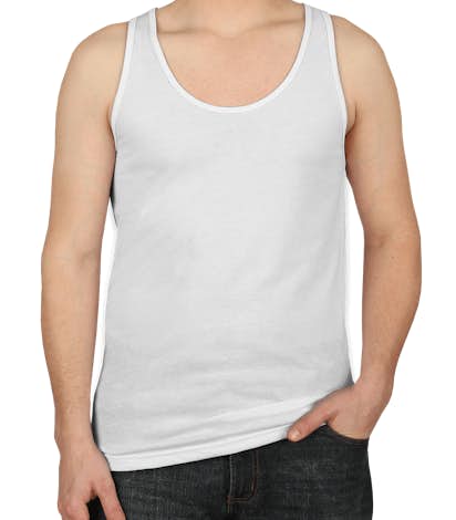 American Apparel 50/50 Tank - White