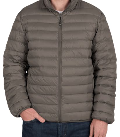 Weatherproof Packable Down Jacket - Dark Pewter