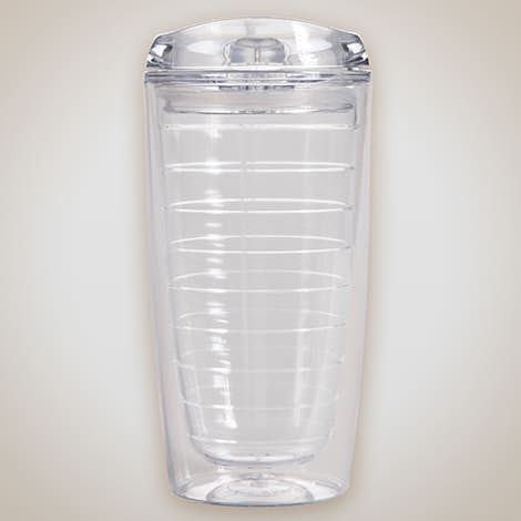 16 oz. Insulated Vortex Tumbler - Clear