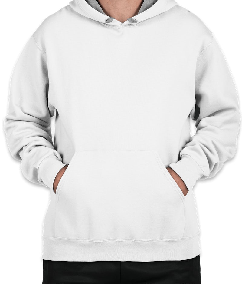 White hoodie fruit of the loom Clearance