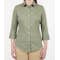 Van Heusen Ladies 3/4 Sleeve Baby Twill Dress Shirt - Other View: 3