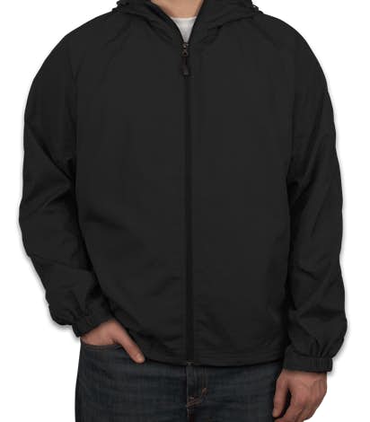 Sport-Tek Full Zip Hooded Jacket - Black
