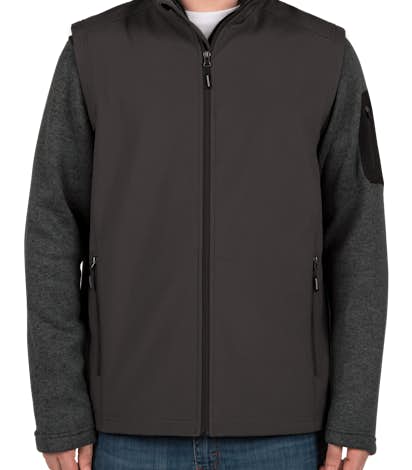 Core 365 Fleece Lined Soft Shell Vest - Carbon