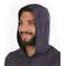 Augusta Tonal Heather Hooded Performance Shirt - Other View: 3