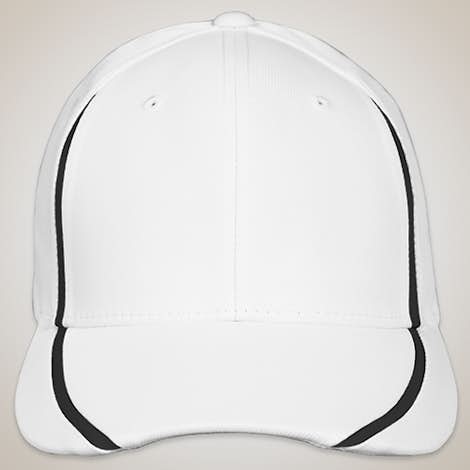 Sport-Tek Flexfit Colorblock Performance Hat - White / Black