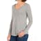 Bella Ladies Flowy Long Sleeve V-Neck T-shirt - Other View: 1