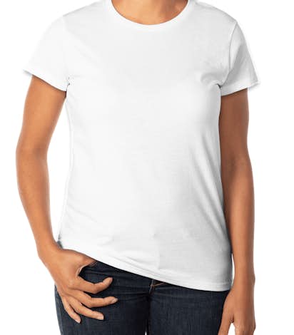 Anvil Ladies Jersey T-shirt - White