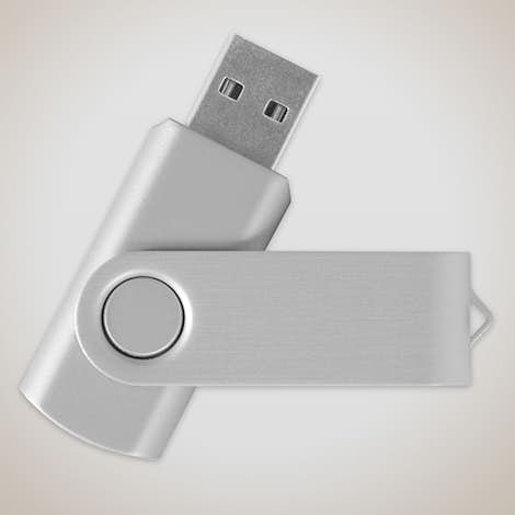Rotate USB Flash Drive 2GB - Silver