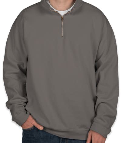 Comfort Colors Quarter Zip Sweatshirt - Pepper