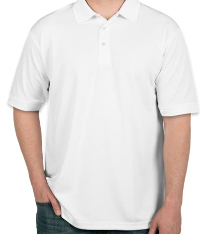 Ultra Club Pique Performance Polo - White