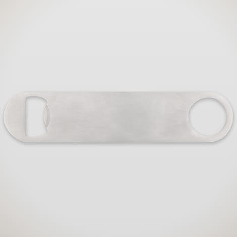 Paddle Metal Bottle Opener - Silver