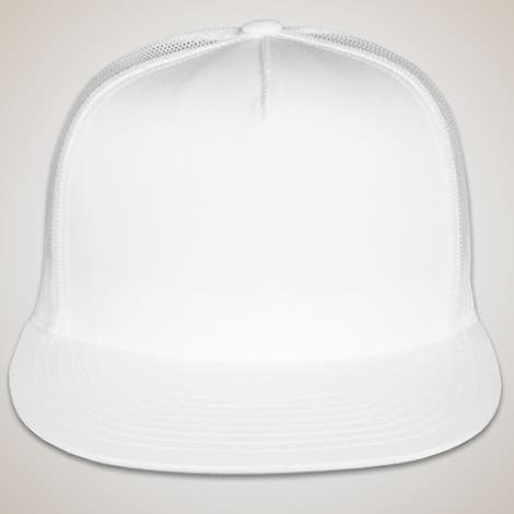 Yupoong Solid Classic Trucker Hat - White