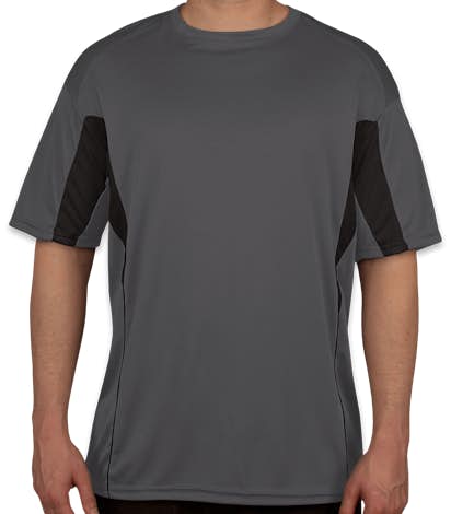 Badger Drive Contrast Performance Shirt - Graphite/Black