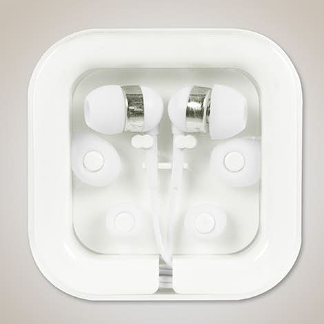 Color Pop Earbuds - White