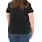 Hanes Ladies Just My Size Plus V-Neck T-shirt - Other View: 2