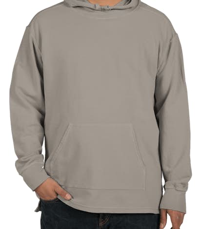 Comfort Colors French Terry Scuba Pullover Hoodie - Grey