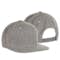 Yupoong Wool Flat Bill Snapback Hat