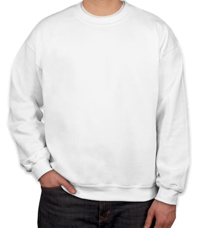 Canada - Gildan Midweight 50/50 Crewneck Sweatshirt - White