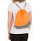 Promotional Non-Woven Colorblock Drawstring Bag - Other View: 1