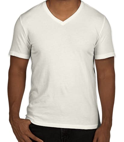 GAP Essential Short Sleeve V-Neck Tee - Off White