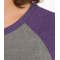 District Ladies Tri-Blend Baseball Raglan - Other View: 3