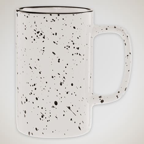 18 oz. Ceramic Tall Camper Mug - White