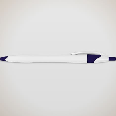 Cougar Promotional Pen (black ink) - White / Blue