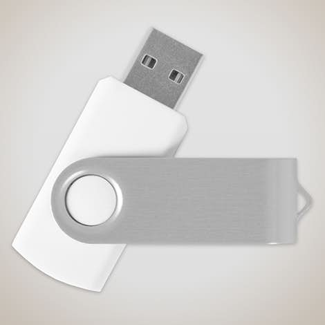 Rotate USB Flash Drive 8GB - White