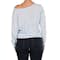 Bella Ladies Flowy Long Sleeve Off Shoulder T-shirt - Other View: 2